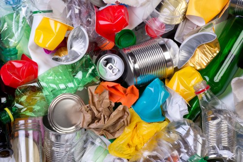 Recycling and waste segregation in a Barnet skip hire service