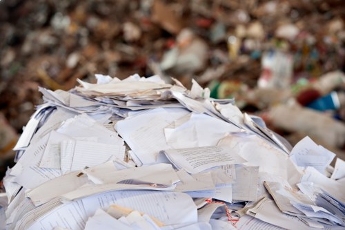Clutter-free office workspace post-clearance